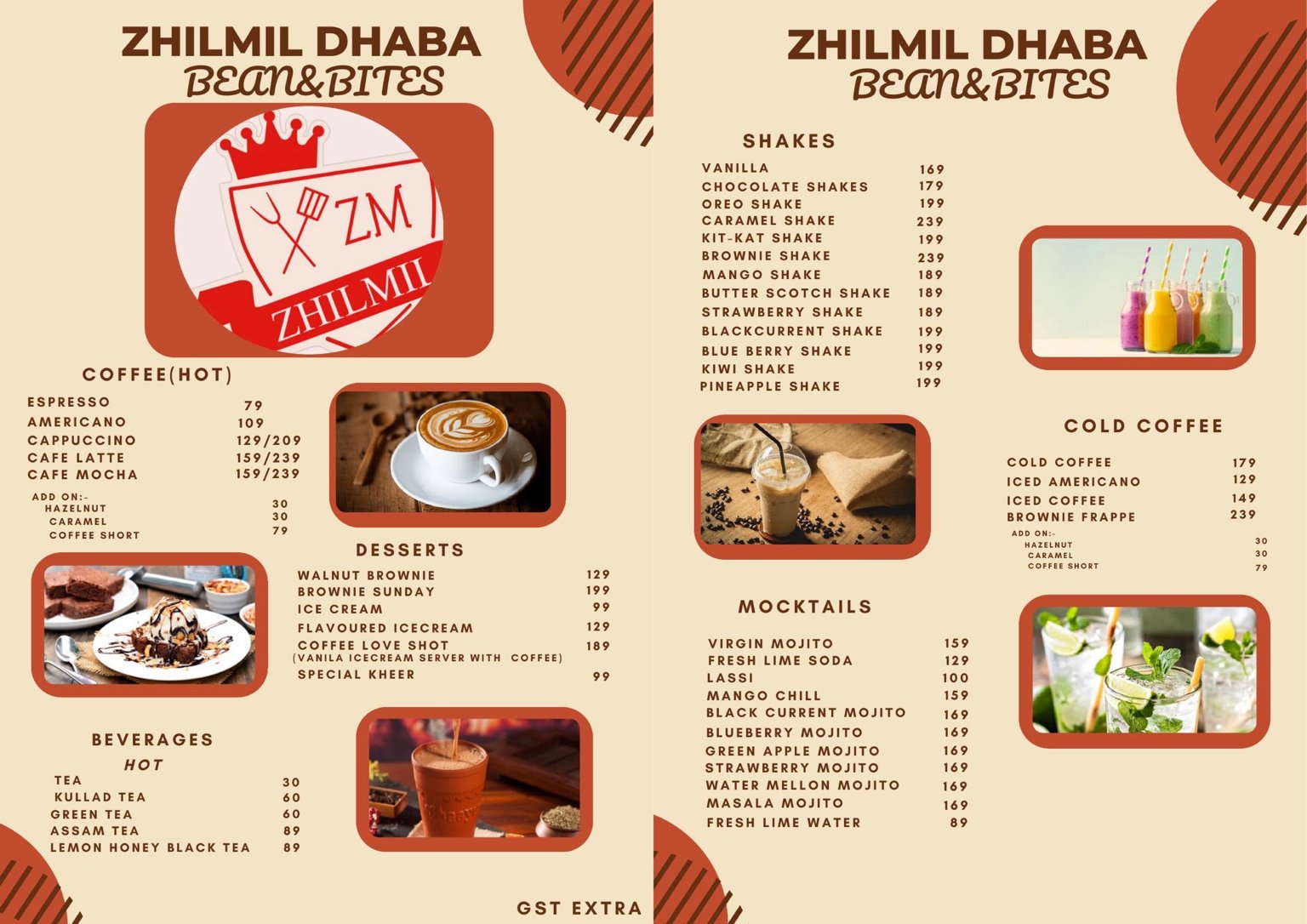 Menu Page