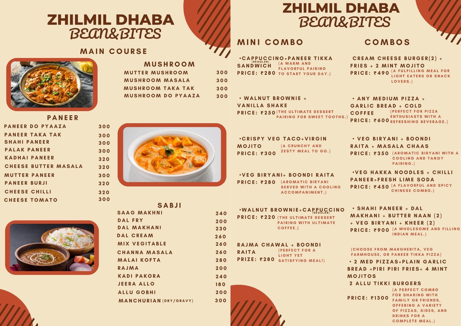 Menu Page